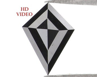 0.53 CT Natural Loose Kite Shape Diamond Black Color Kite Cut Diamond 8.30 MM Natural Loose Diamond Kite Shape Rose Cut Diamond NQ2248