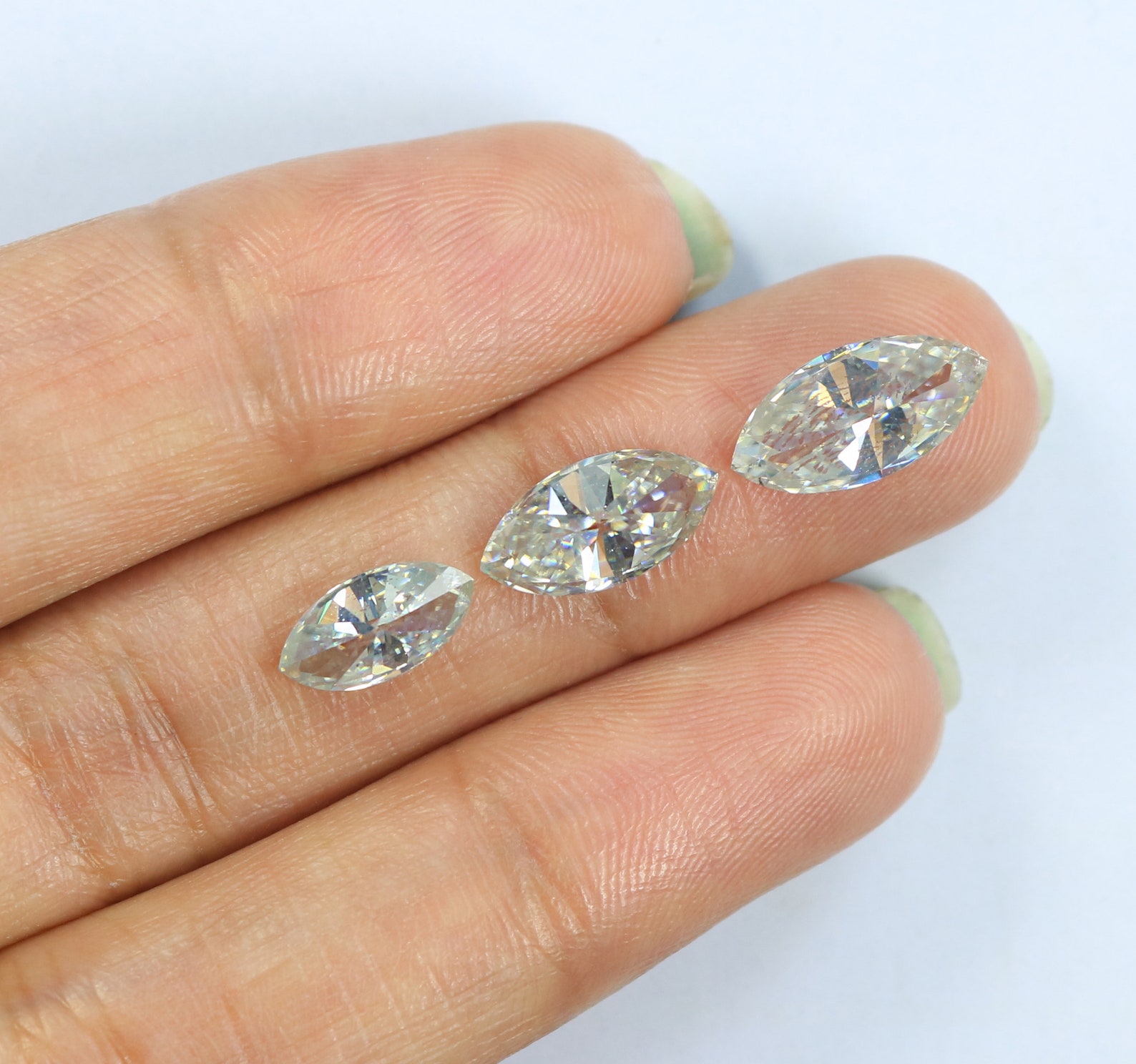 13X6.50 MM 12X6 MM 10X5 MM Loose Marquise Moissanite Diamond Etsy