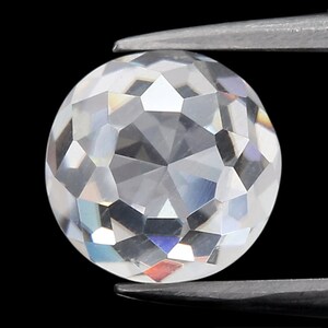 1.80 Ct White G H Color Moissanite Round Rose Cut Gemstone VS1 Clarity 7.00 MM GN103
