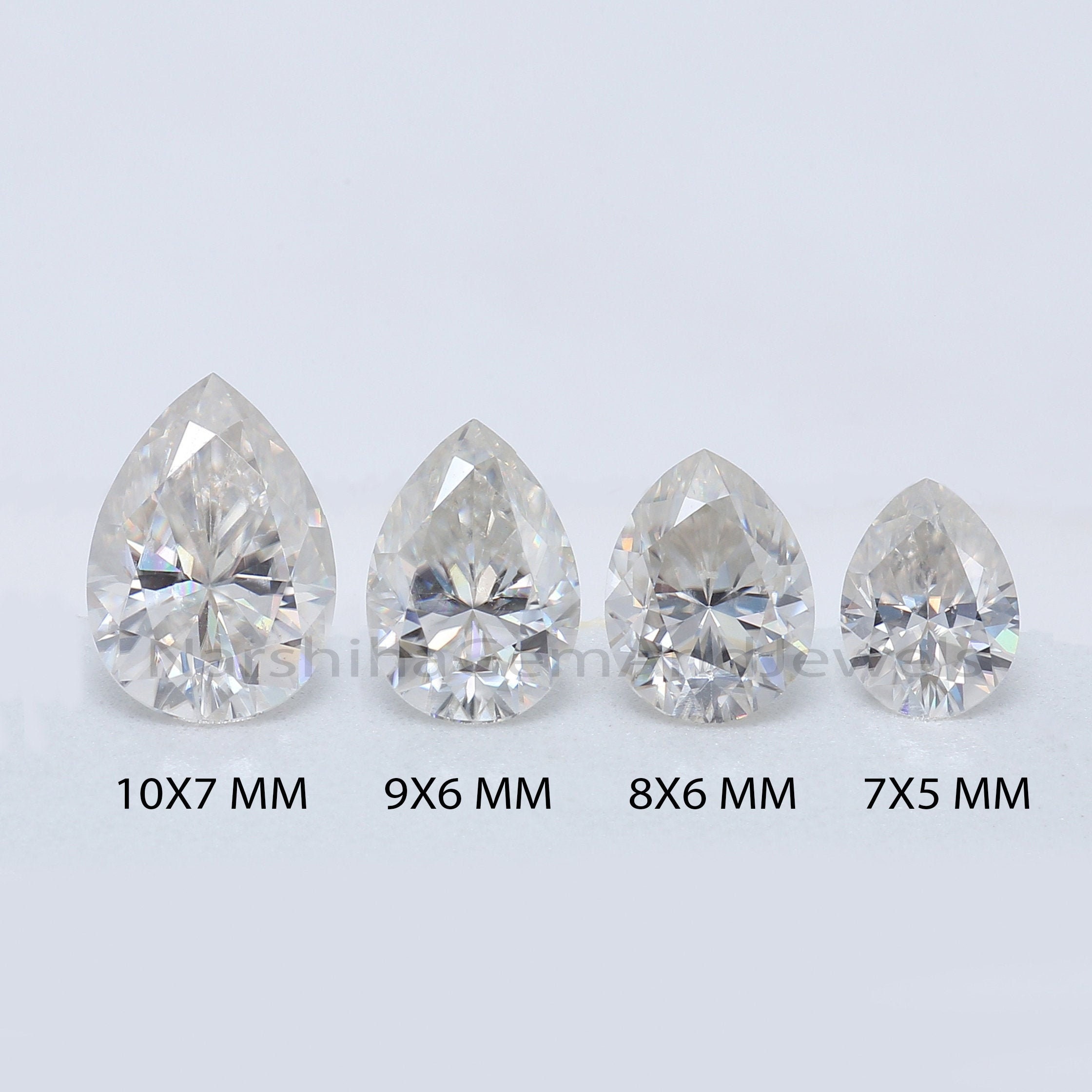 8x6 moissanite hot sale