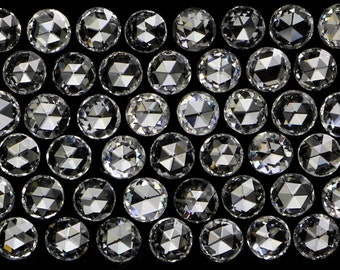 Natürlicher Loser Diamant Rund Rosenschliff G H Farbe VVS1-VS1 Klarheit 1,15 bis 3,05 MM NQ1