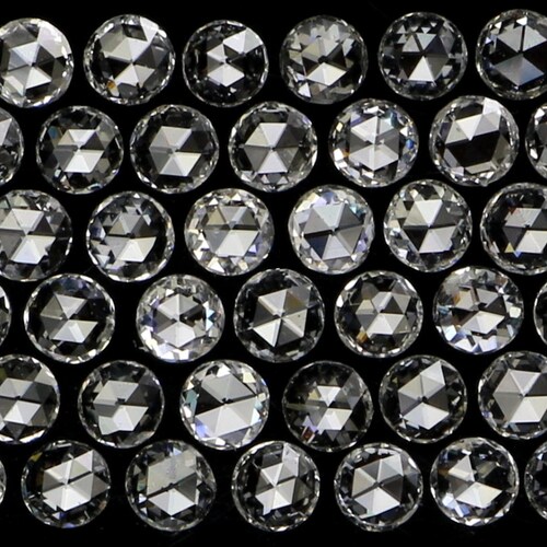 thumbnail image 2 of 100 Pcs Natural Loose Round Diamonds - G-H Color, I1-I3 Clarity, 0.90-1.00mm 2 of 6