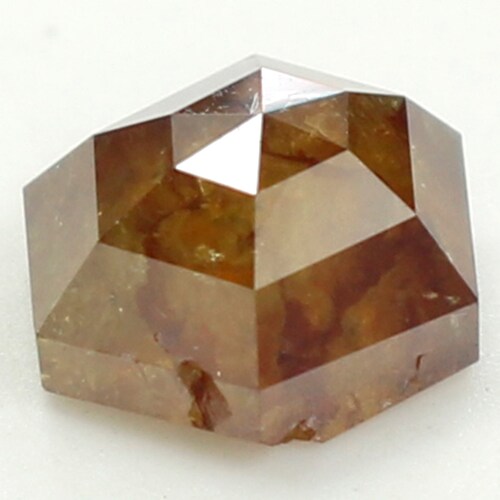 0.90 Ct shops Natural Loose Diamond, Hexagon Diamond, Yellow Diamond, Brown Diamond, Hexagon Cut Diamond, Rose Cut Diamond N7827