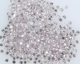 Natürliche Lose Diamant Runde Rosa Farbe SI1 Klarheit 1,00 Bis 1,10 MM 25 Stück Lot NQ20
