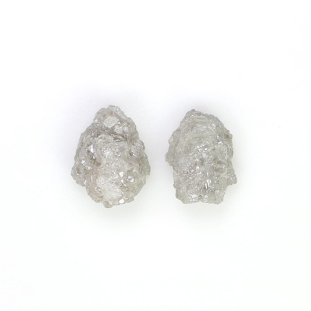 3.23 CT Natural Loose Rough Shape Diamond Grey Color Rough Uncut ...