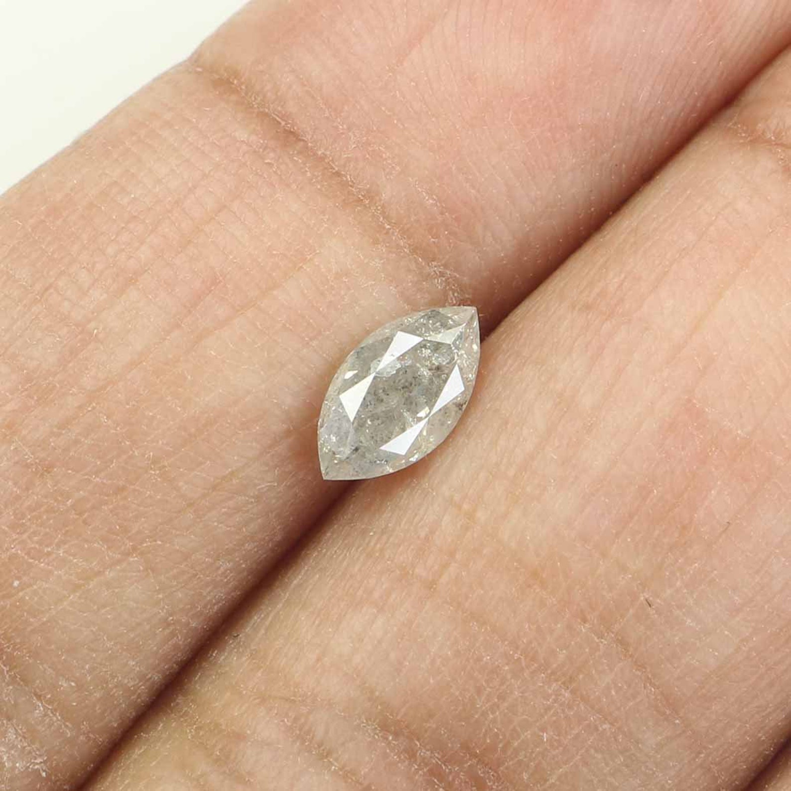 0.47 Ct Natural Loose Diamond Marquise Diamond Grey Diamond Etsy