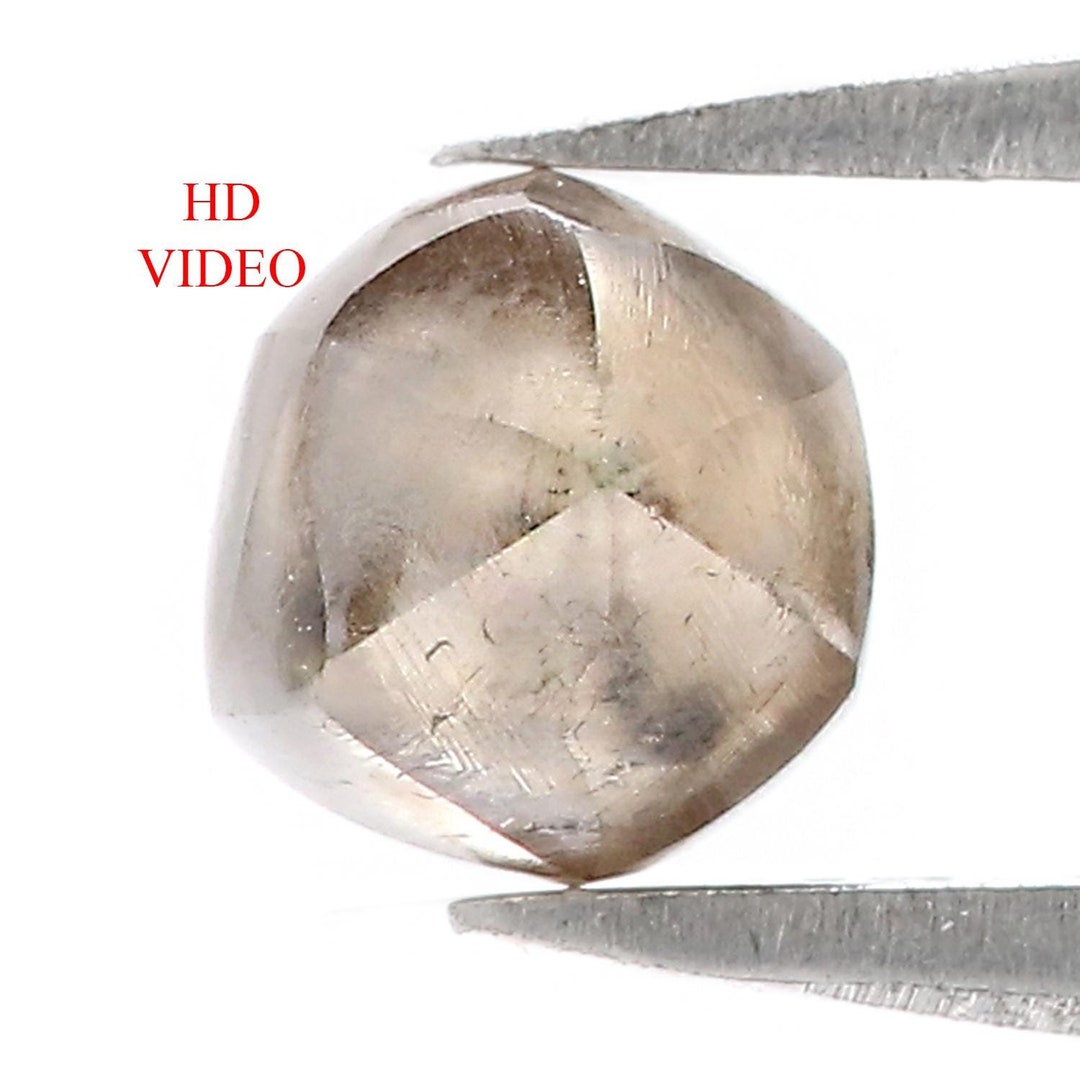 1.00 CT Natural Loose Rough Shape Diamond Brown Color Rough Irregular ...