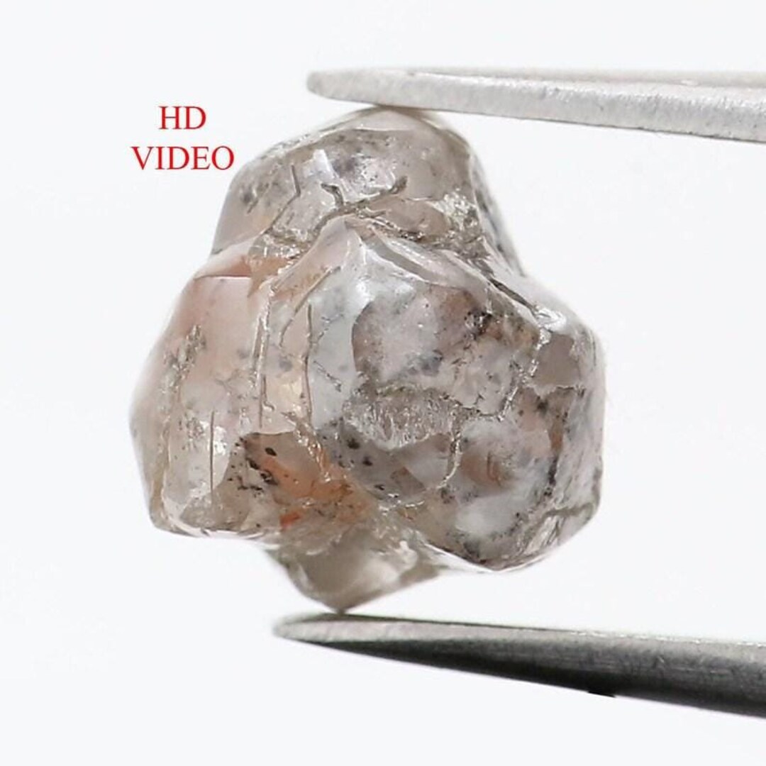 2.53 Ct Natural Loose Rough Shape Diamond Brown Color Irregular Diamond ...