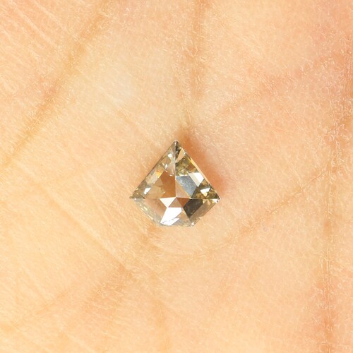 0.37 Ct Natural shops Loose Diamond, Shield Cut Diamond, Salt And Pepper, Black Shield Diamond, Rustic Diamond, Geometric Diamond N917
