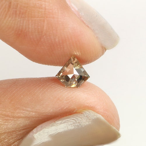 0.37 Ct Natural shops Loose Diamond, Shield Cut Diamond, Salt And Pepper, Black Shield Diamond, Rustic Diamond, Geometric Diamond N917