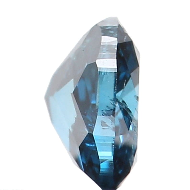 0.10 Ct Natural Loose Diamond Oval Blue Color I1 Clarity 3.10 MM N7633