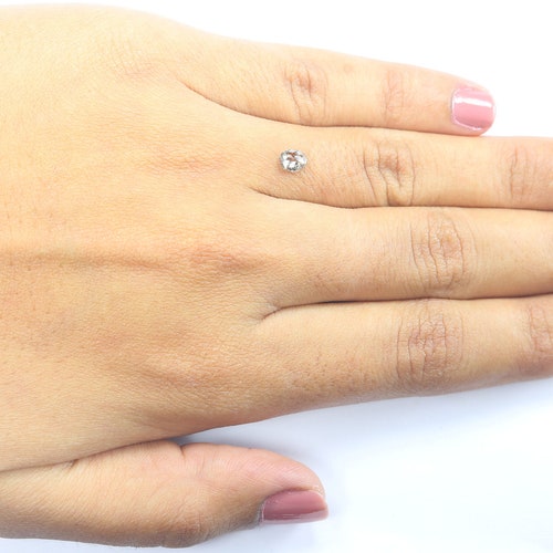 0.40 Ct Natural Loose Diamond shops Oval Black Grey Salt And Pepper Color I3 Clarity 5.10 MM N248