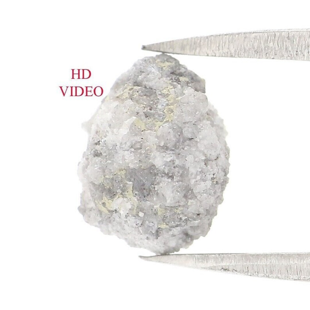 3.12 CT Natural Loose Rough Shape Diamond Grey Color Rough Diamond 9.30 ...
