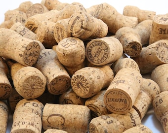 35 Champagne Corks - Premium Real Corks from Europe - Ideal for Craft - Corkboard - Christmas Decorations - Wedding Placecard Holder