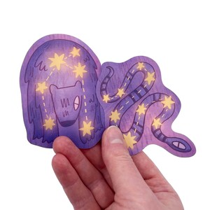 Lenormand Holographic Sticker Set, Star Constellation Vinyl Matte Stickers image 4