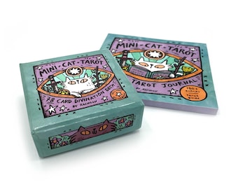 SECONDS Mini Cat Tarot Deck plus Daily Journal, reduced due to quality issues