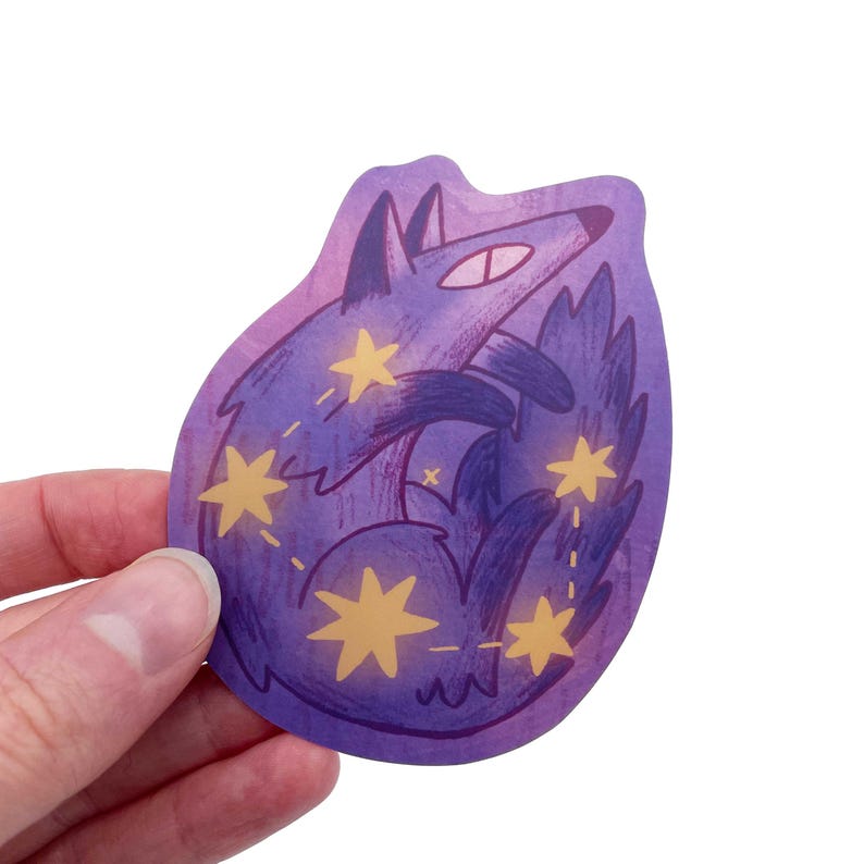 Lenormand Holographic Sticker Set, Star Constellation Vinyl Matte Stickers image 9