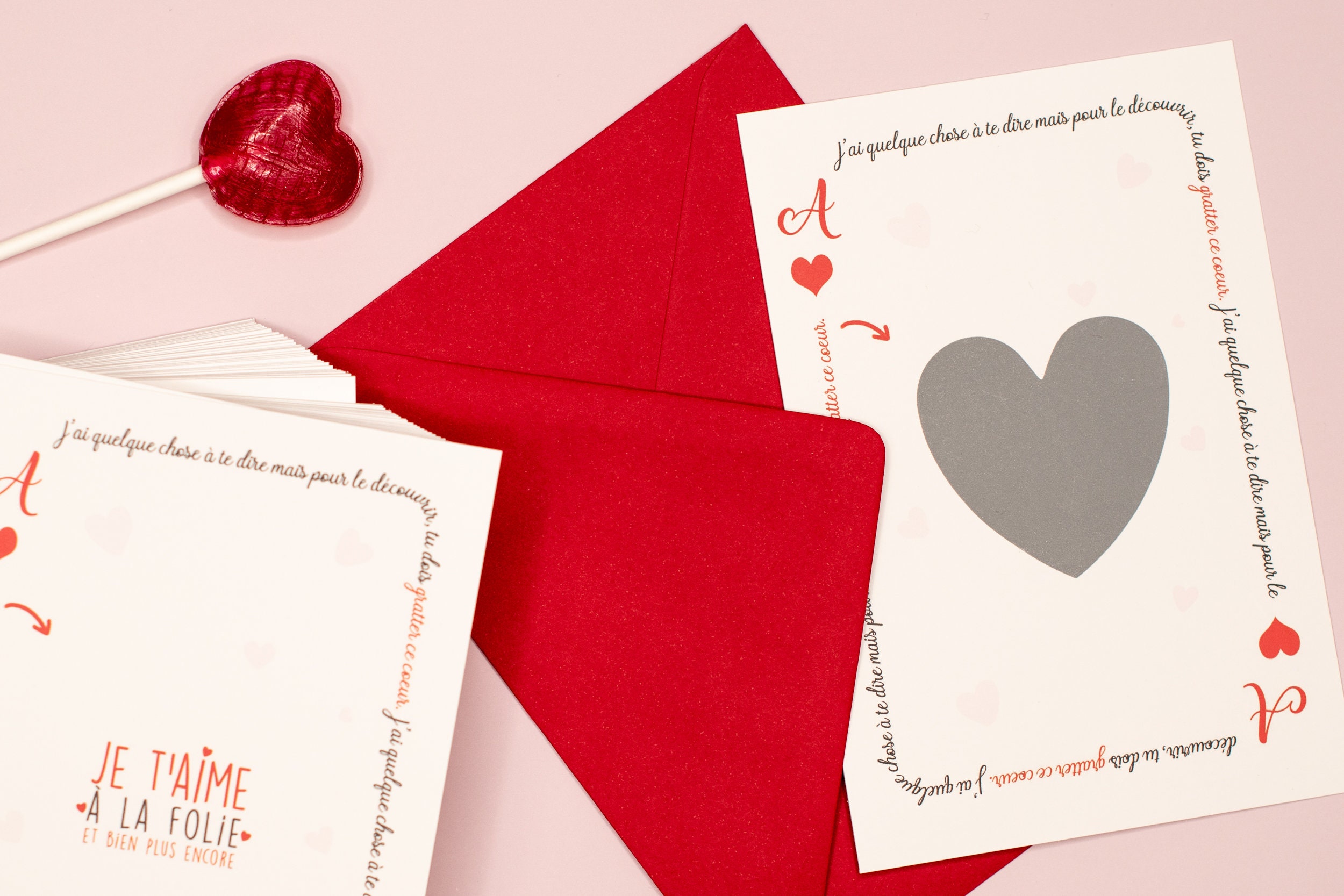 Carte Pour Amoureux Carte A Gratter Pour Declarer Son Amour Etsy New Zealand