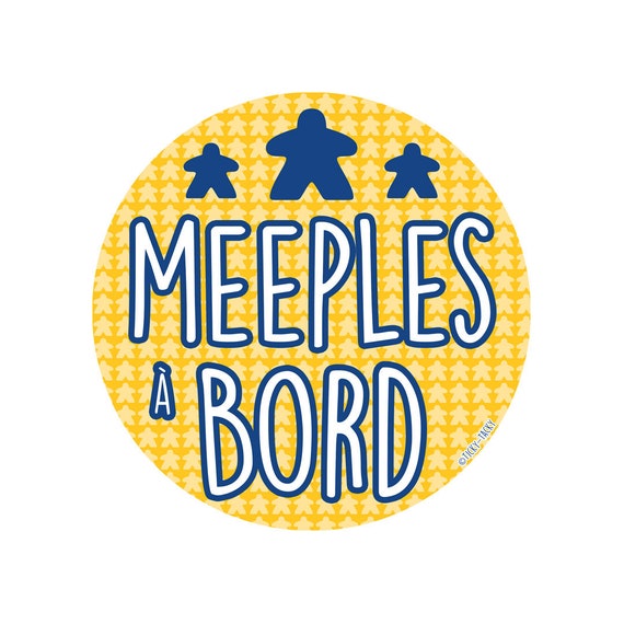 Stickers Bébé à Bord Pour Voiture Meeples 