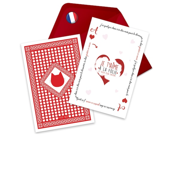 Carte Pour Amoureux Carte à Gratter Pour Déclarer Son Amour Carte Pour La  Saint-valentin 