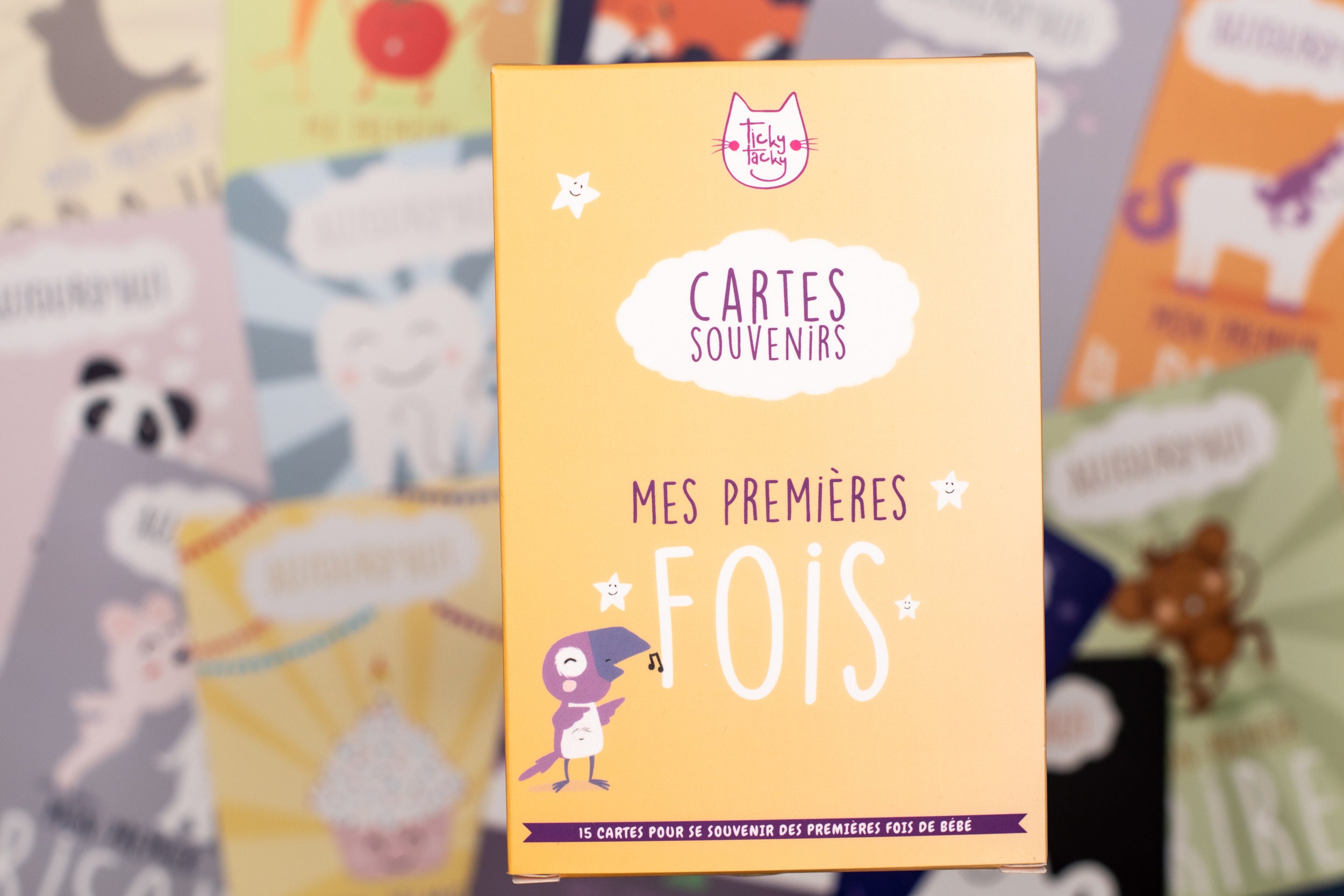 Cartes Photos Souvenirs Bebe Mes Premieres Fois 15 Cartes Etsy