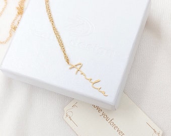 Mijnnaam ketting, aangepaste naam ketting goud, naam ketting ketting voor meisjes, gepersonaliseerde naam ketting, sierlijke naam ketting