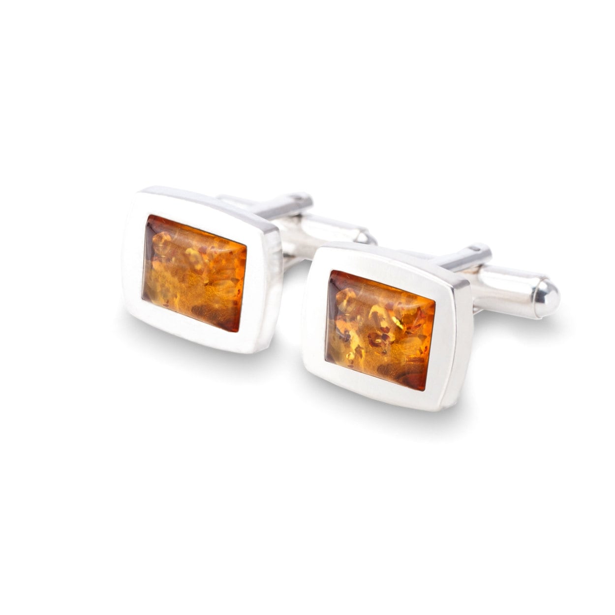 Natural Baltic Amber Cufflinks, Sterling Silver, Gift for men, Anniversary gift for him, Wedding Cufflinks, Stone Cufflinks, Best quality