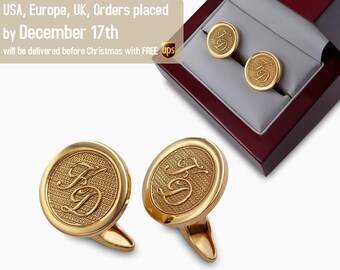 RESERVED for KAY Vintage DIOR Cufflinks signed Christian Dior