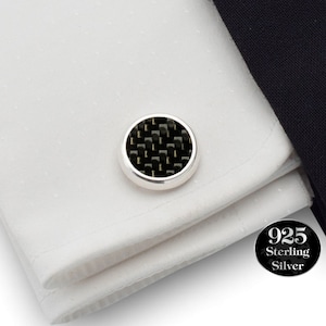 Real carbon fiber Cufflinks,Motorsport cufflinks, Black Carbon fibre Formula 1, Gifts for Men, Mens cufflinks, Carbon fiber gift