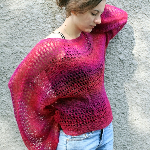 Mohair Sweater - Etsy