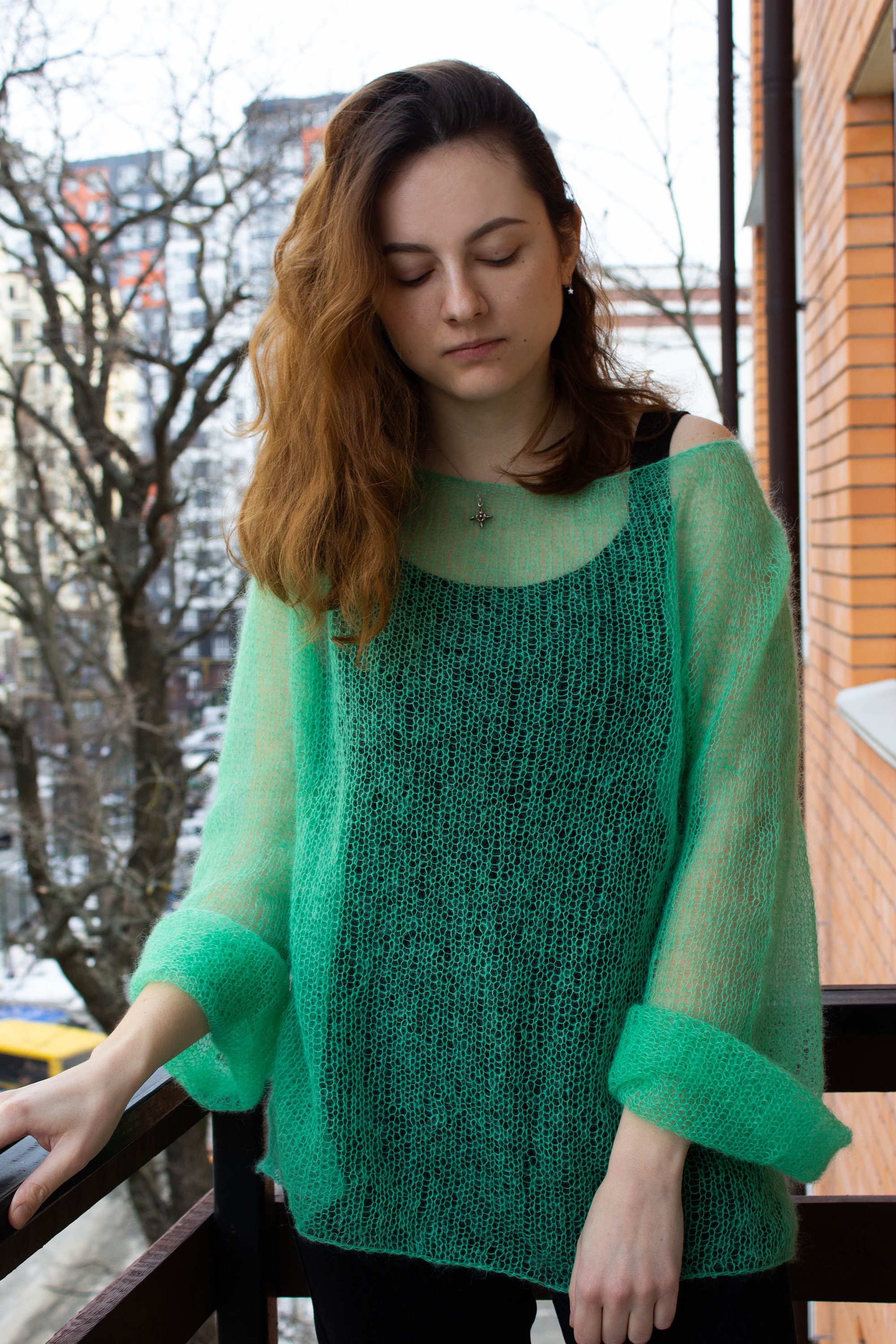 トップス 2606154 Suzu Hirose MOHAIR LOOSE KNIT トップス 2606154
