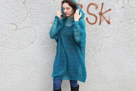 oversized maxi jumper dress