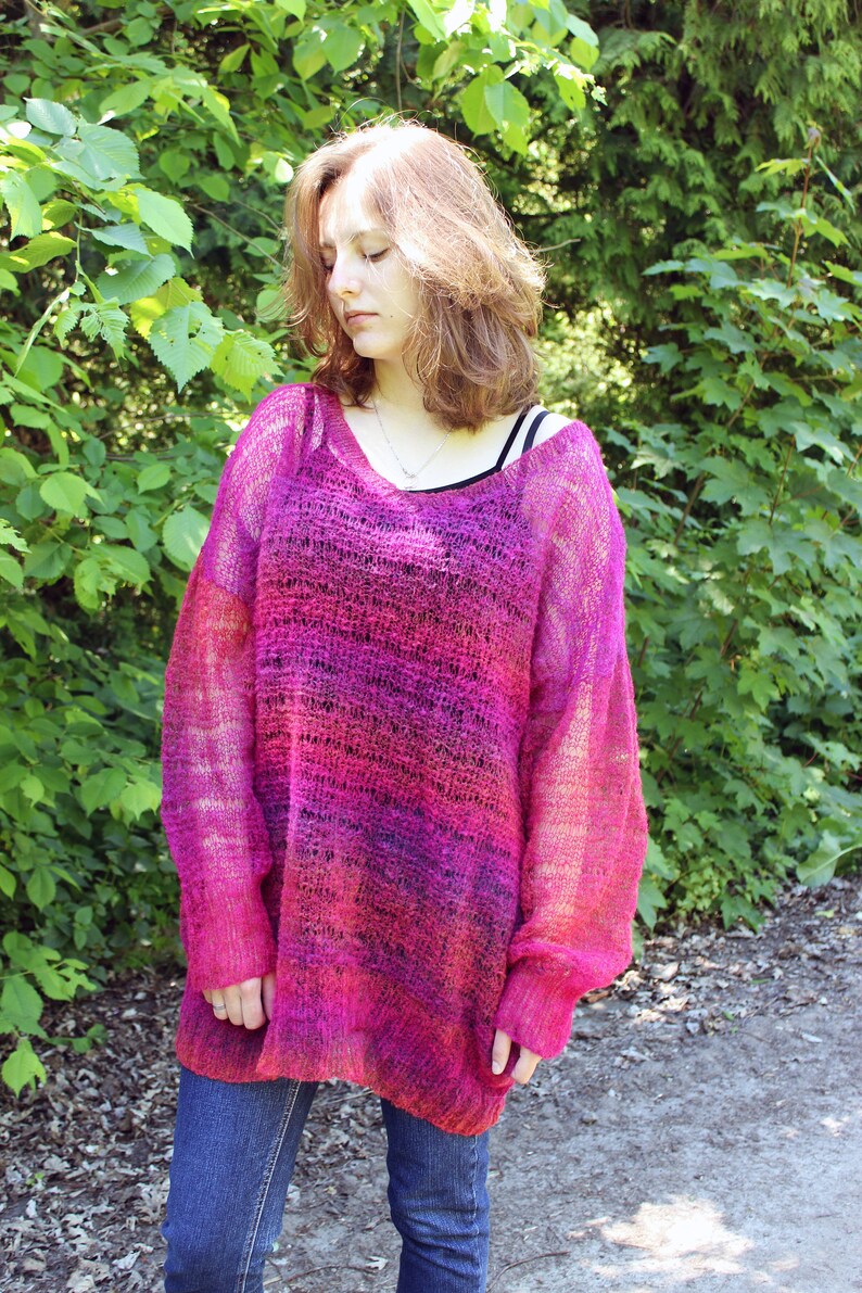 long loose jumper dress