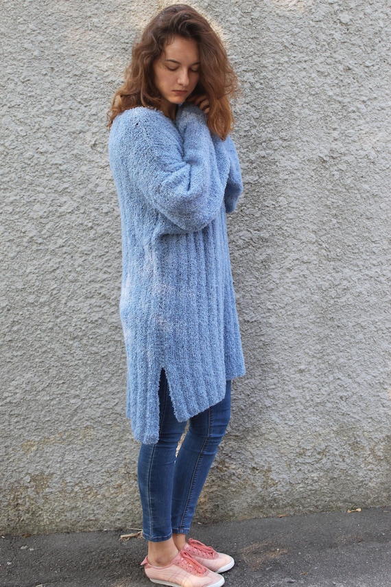 oversized maxi jumper dress
