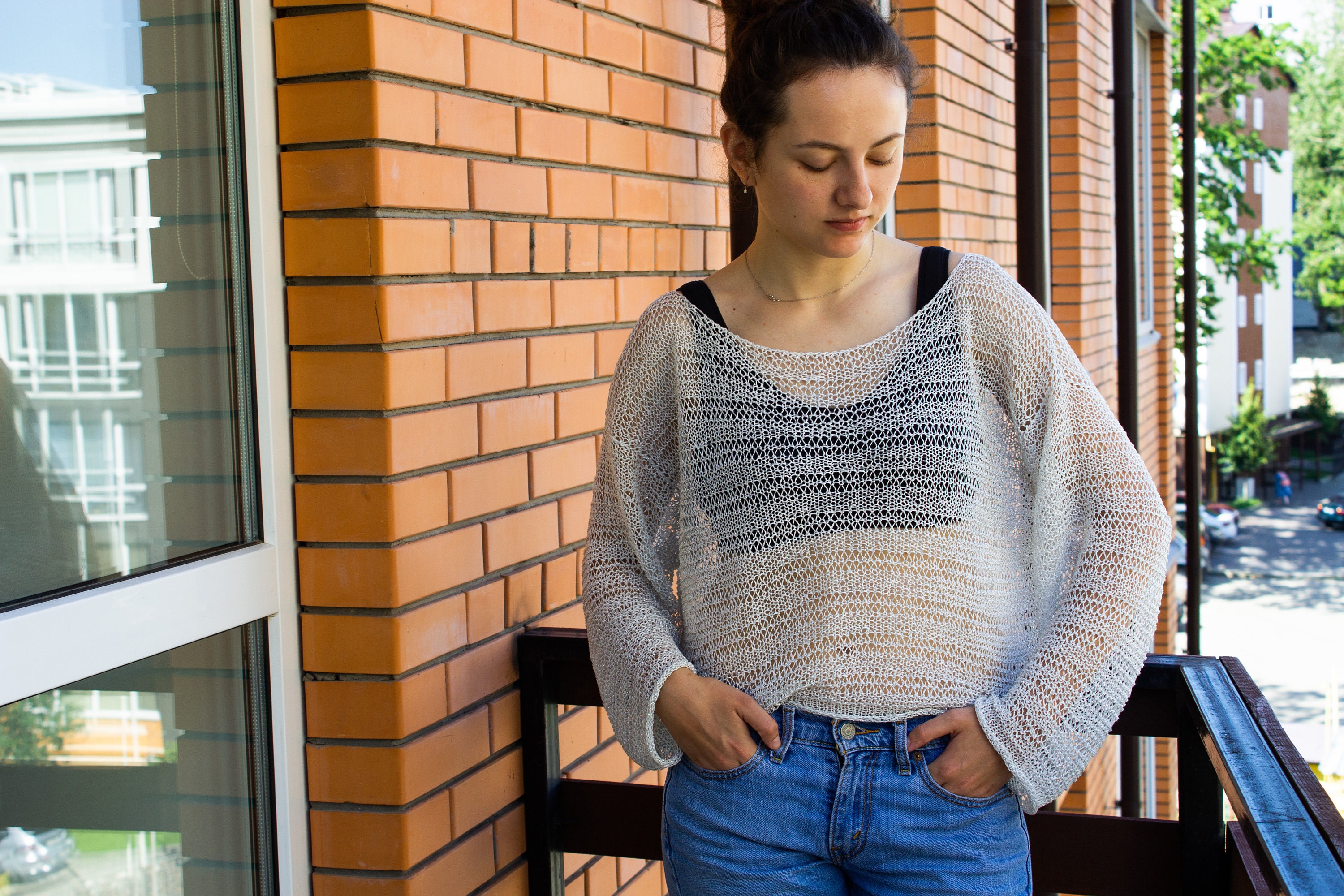 ニット/セーター TODAYFUL - louren  crew short knit pullover TODAYFUL - louren crewneck short knit pulloverの通販 by