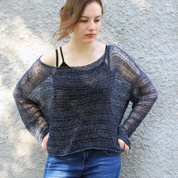 Loose Mesh Sweater