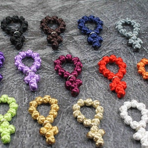 Finger Prayer Rope Rosary 10 knots, Finger Rings, Prayer Ring, Orthodox Prayer Ring, Pocket rosary, One decade rosary