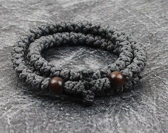 Handmade Soutache Chotki Bracelet, 100 Knot Orthodox Prayer Rope