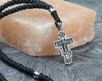 Handmade Orthodox Prayer Rope 100 knots, Jesus cross chotki,  Crucifix