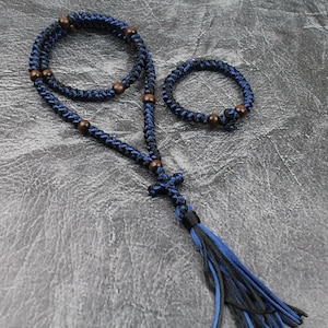 Two-color Orthodox Prayer Rope High Quality Satin , chotki , brojanica, komboskini, orthodox gift, christian rosary, christian gifts