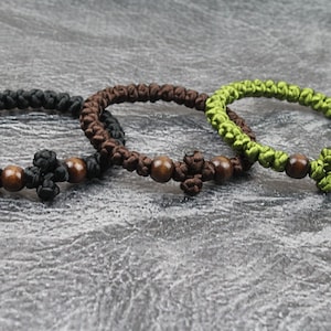 Christian Prayer Rope bracelet 30 knots, Cross Bracelet, Christian Fashion Bracelet, Orthodox Prayer Bracelet, Orthodox Fashion Bracelet