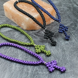 Orthodox Prayer Rope 50 knots, Brojanica, komboskini, orthodox jewelry, Christian jewelry