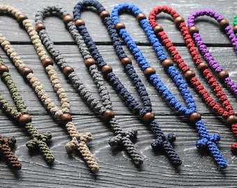 Soutache Orthodox Prayer Rope 50 knots High Quality, chotki , brojanica, komboskini, orthodox gift, christian rosary, christian gifts