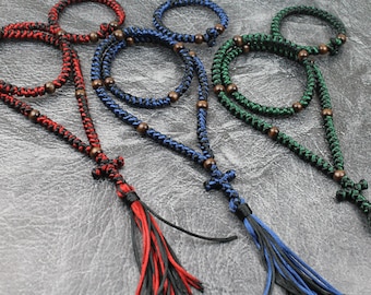 Two-color Orthodox Prayer Rope High Quality Satin , chotki , brojanica, komboskini, orthodox gift, christian rosary, christian gifts
