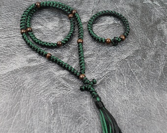 Two-color Orthodox Prayer Rope High Quality Satin , chotki , brojanica, komboskini, orthodox gift, christian rosary, christian gifts