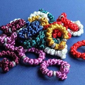 Finger Prayer Rope Rosary 10 knots, Finger Rings, Prayer Ring, Orthodox Prayer Ring, brojanica,  komboskini, christian ring, christian gift