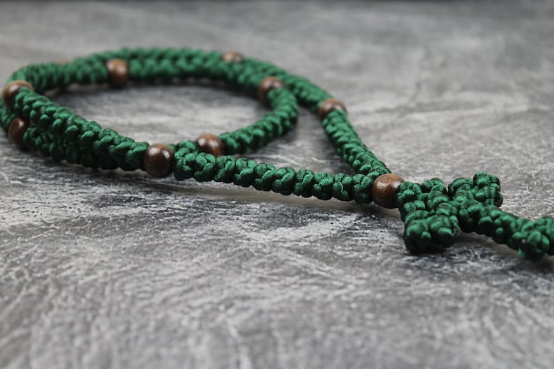 Religious Rope Orthodox Prayer Rope 100 Knots, Orthodox Komboskini, Christian Knotted ...