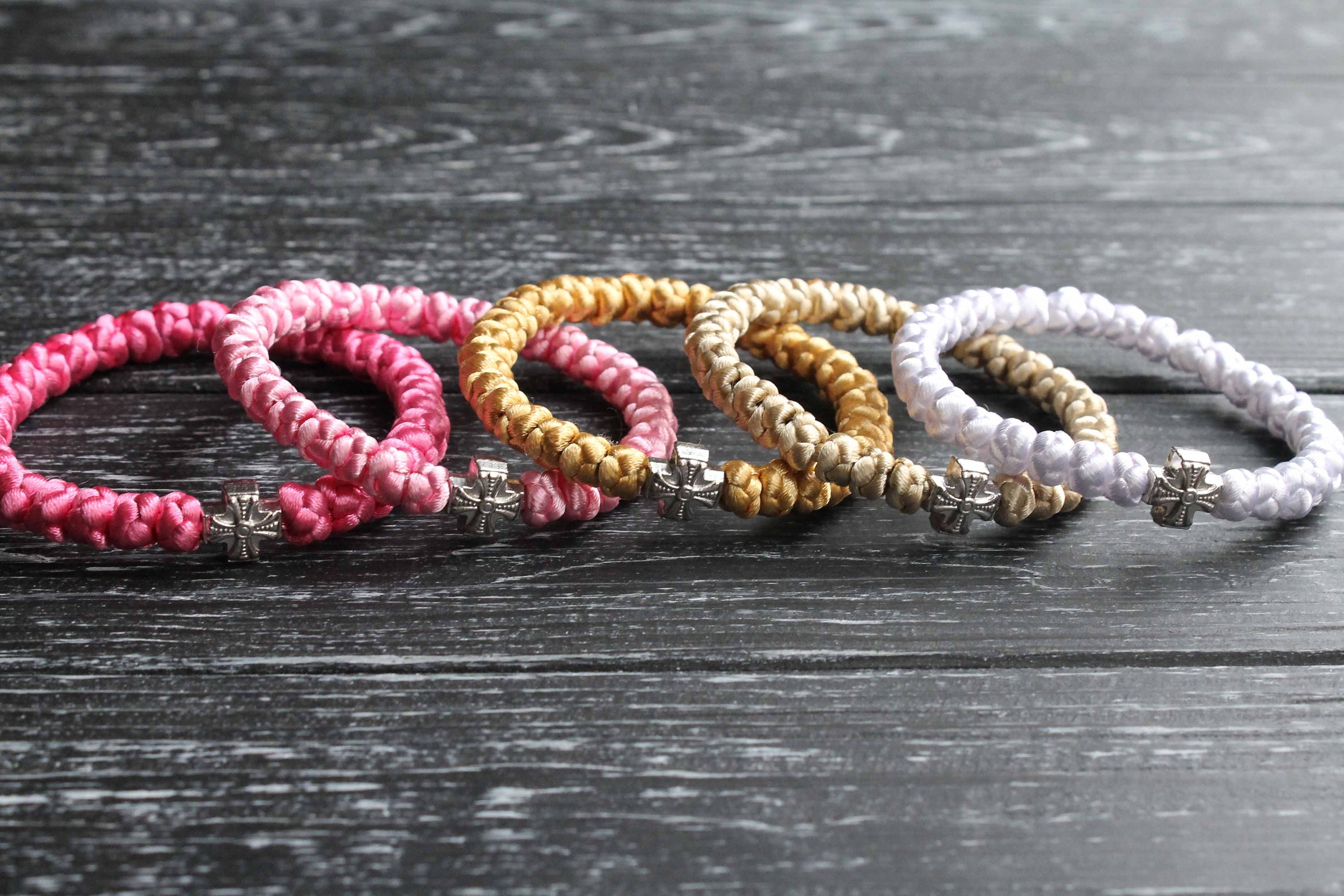 Orthodox Prayer Rope bracelet 33 knots brojanica komboskini black orthodox jewelry, Christian Gifts, Christian bracelet, Christian jewelry