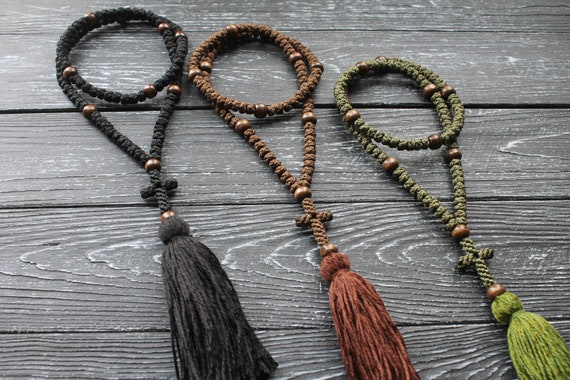 Orthodox Prayer Rope 100 knots, brojanica, komboskini, orthodox gift, orthodox jewelry, christian rosary, christian gifts