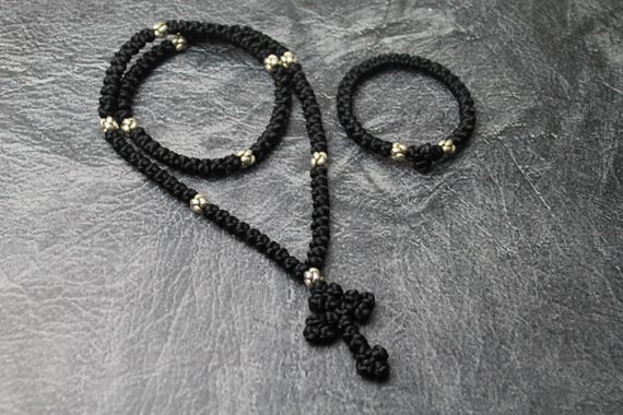 正教会の祈りのロープ 30-200 ノット、正教会のコンボスキニ、キリスト